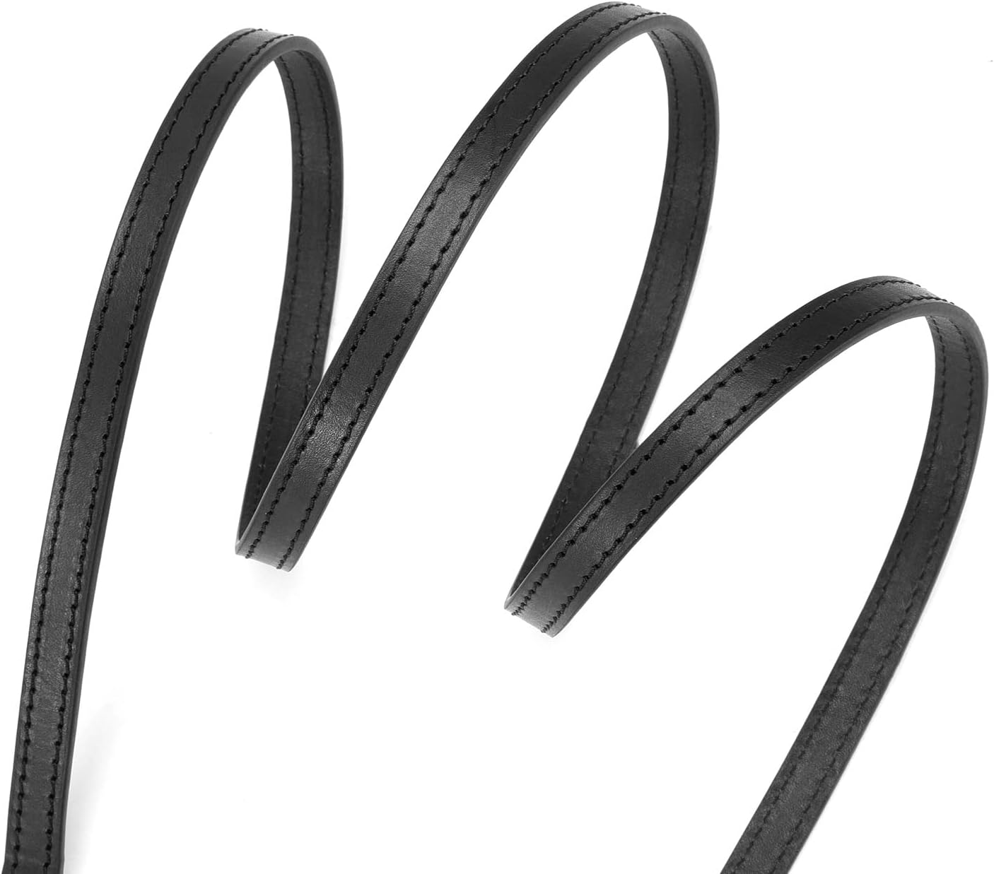 Leather Cross Body Strap for Alma BB Damier Ebene Pochette Eva Favorite PM MM Mini 10mm Coated Dark Brown with Gold Hardware