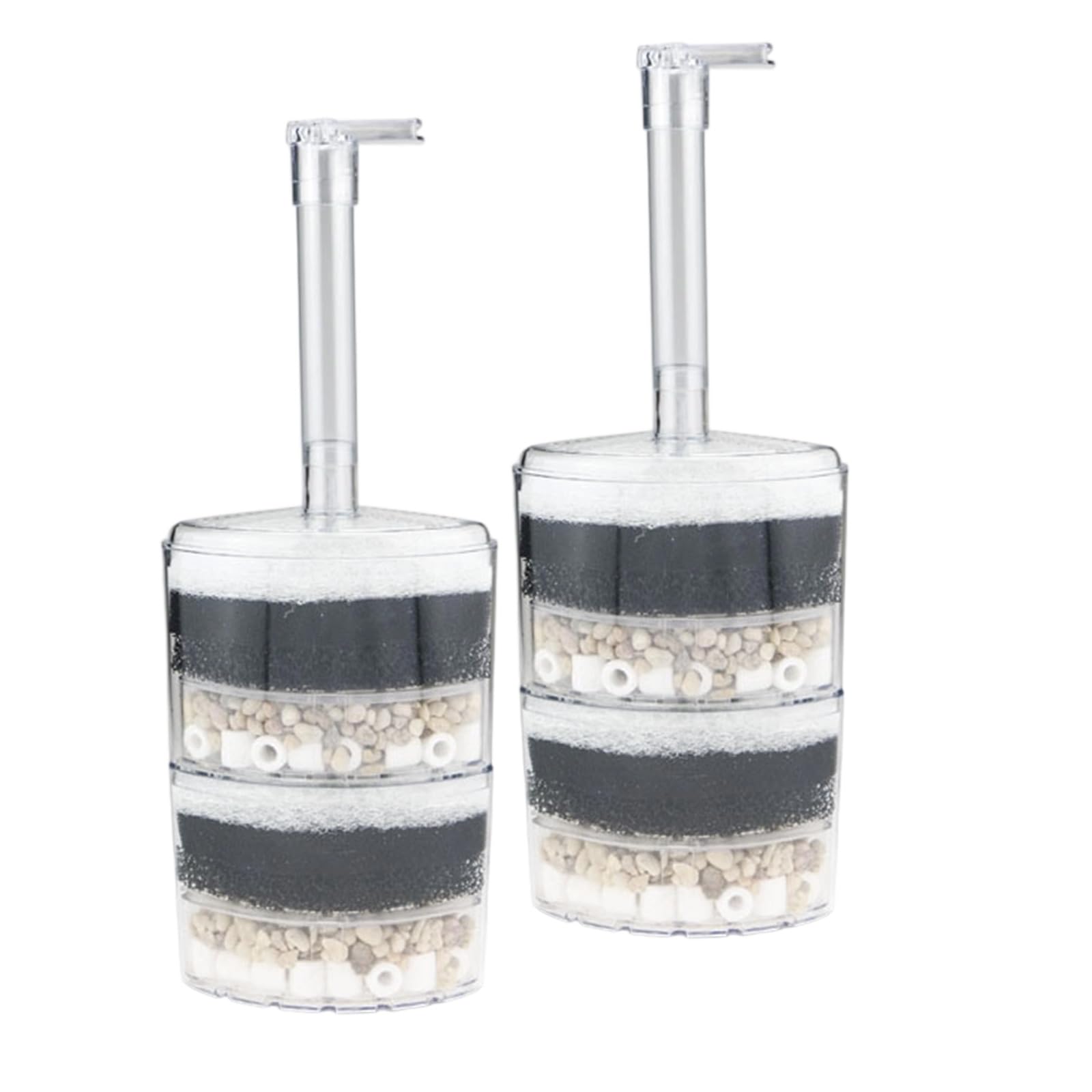 Tsophreniq Aquarium Filter Quiet Cartridge FishTank Cotton Filtration Biofilter Aquarium Accessories Filter Inserts (2 Pack) Oxygenating