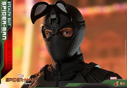 Miniatura 5 de Hot Toys Movie Masterpiece Figura de acción a escala 1/6 Spider-Man (traje sigiloso) MMS541 Lejos de casa versión de lujo Tom Holland