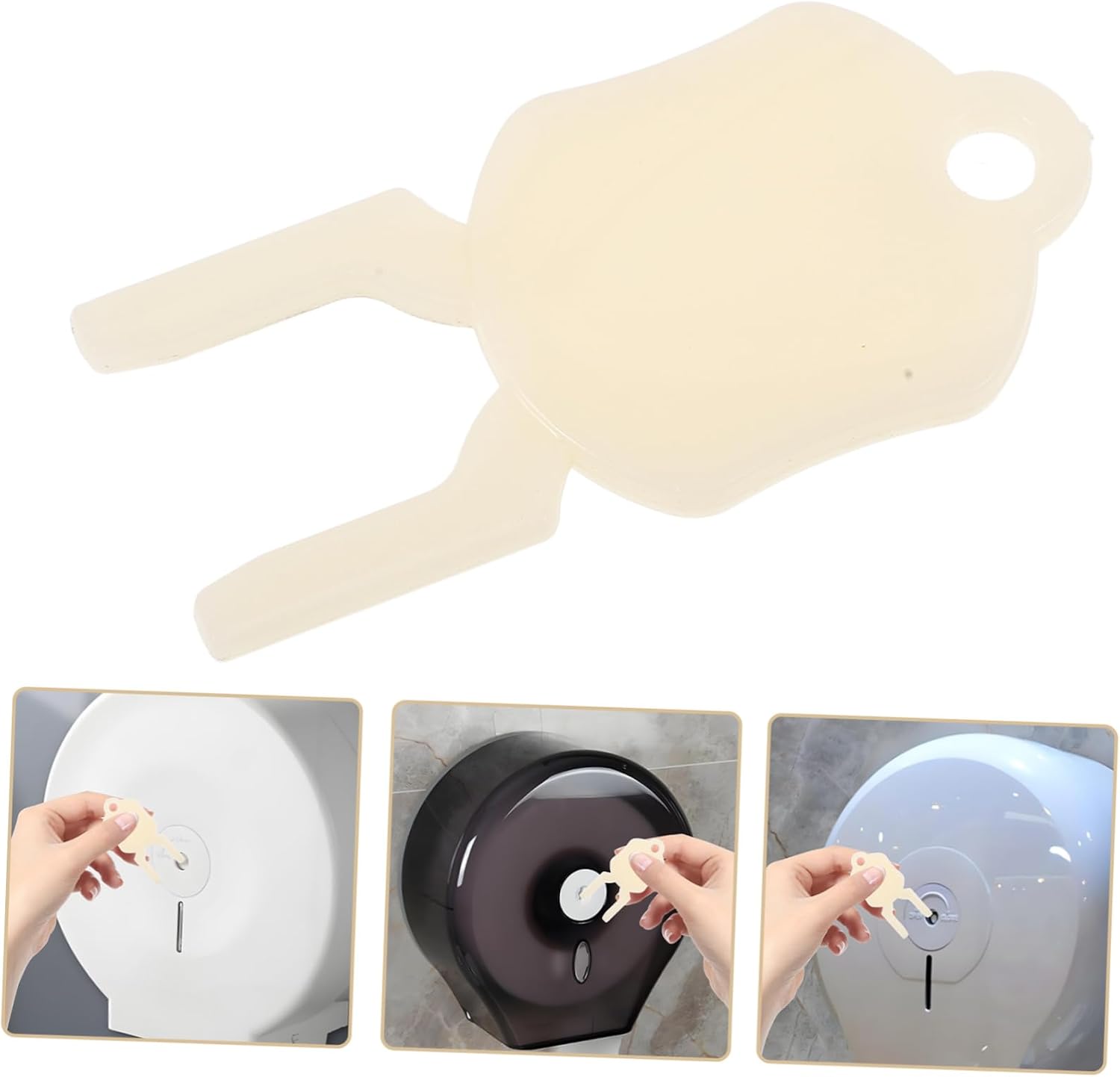 2pcs Towel Holder Key Paper Towel Dispenser Key Tissue Paper Dispenser Secure Dependable Easy Cleaning Material