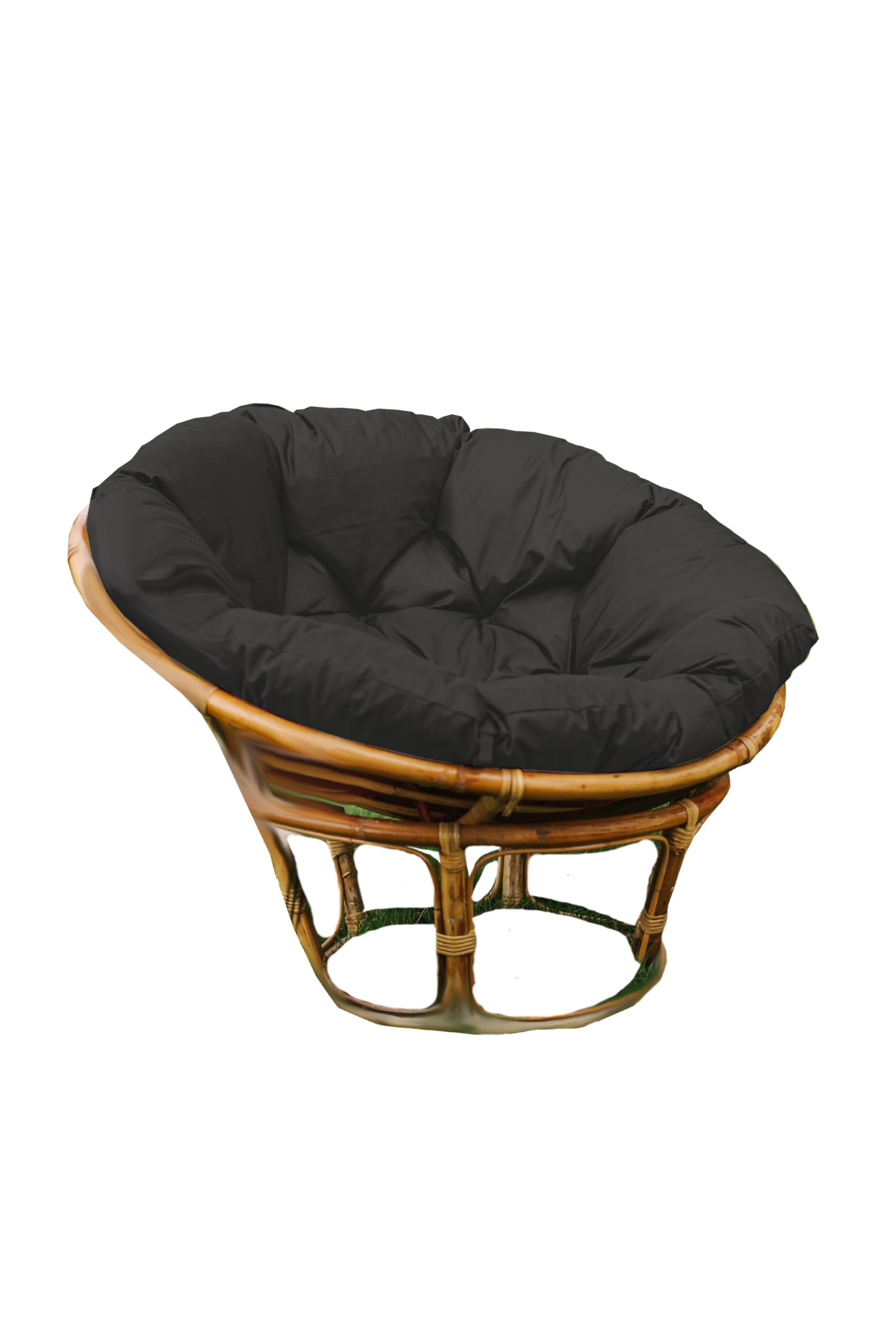 Amazinggirl Coussin Fauteuil Rotin Et Suspendu 100 Cm - Coussins De Siège Jardin Pour Extérieur Et Intérieur Rond Oreiller Pour Chaise Papasan Graphite Teinte B