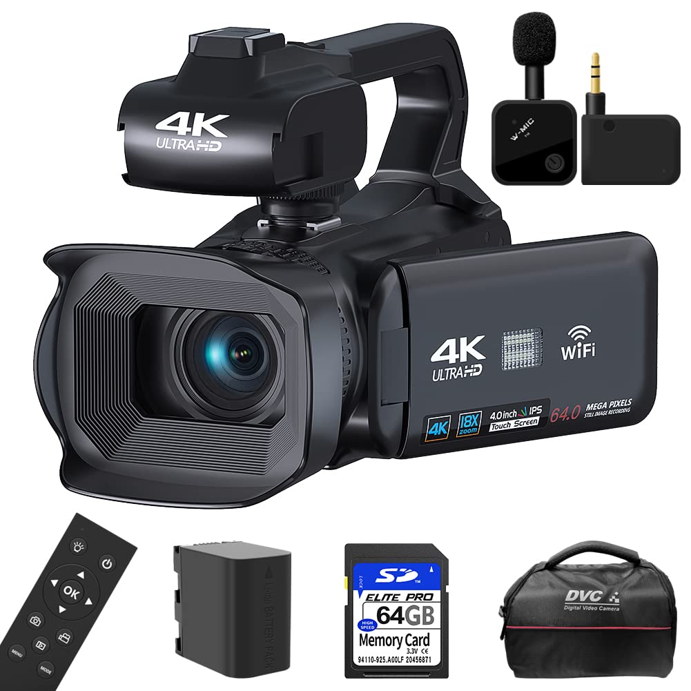 Amazon.com : KOMERY Video Camera Camcorder UHD Video Camera 4K