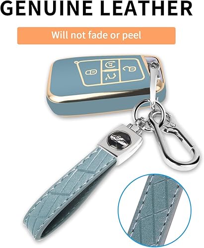 Miniatura 4 de MILD EAST Funda para llavero Volkswagen con llavero, carcasa para llave Atlas Golf Alltrack Atlas Jetta Passat Arteon Tiguan