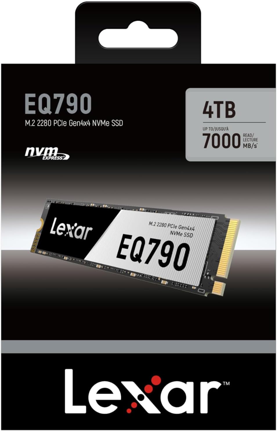 Lexar EQ790 4TB SSD M.2 2280 PCIe Gen4x4 NVMe 1.4, Blazing Speeds Up to 7000MB/s Read 6000MB/s Write for Intense Workloads & PS5 PC Gaming, High Performance Internal Solid State Drive - Image 9