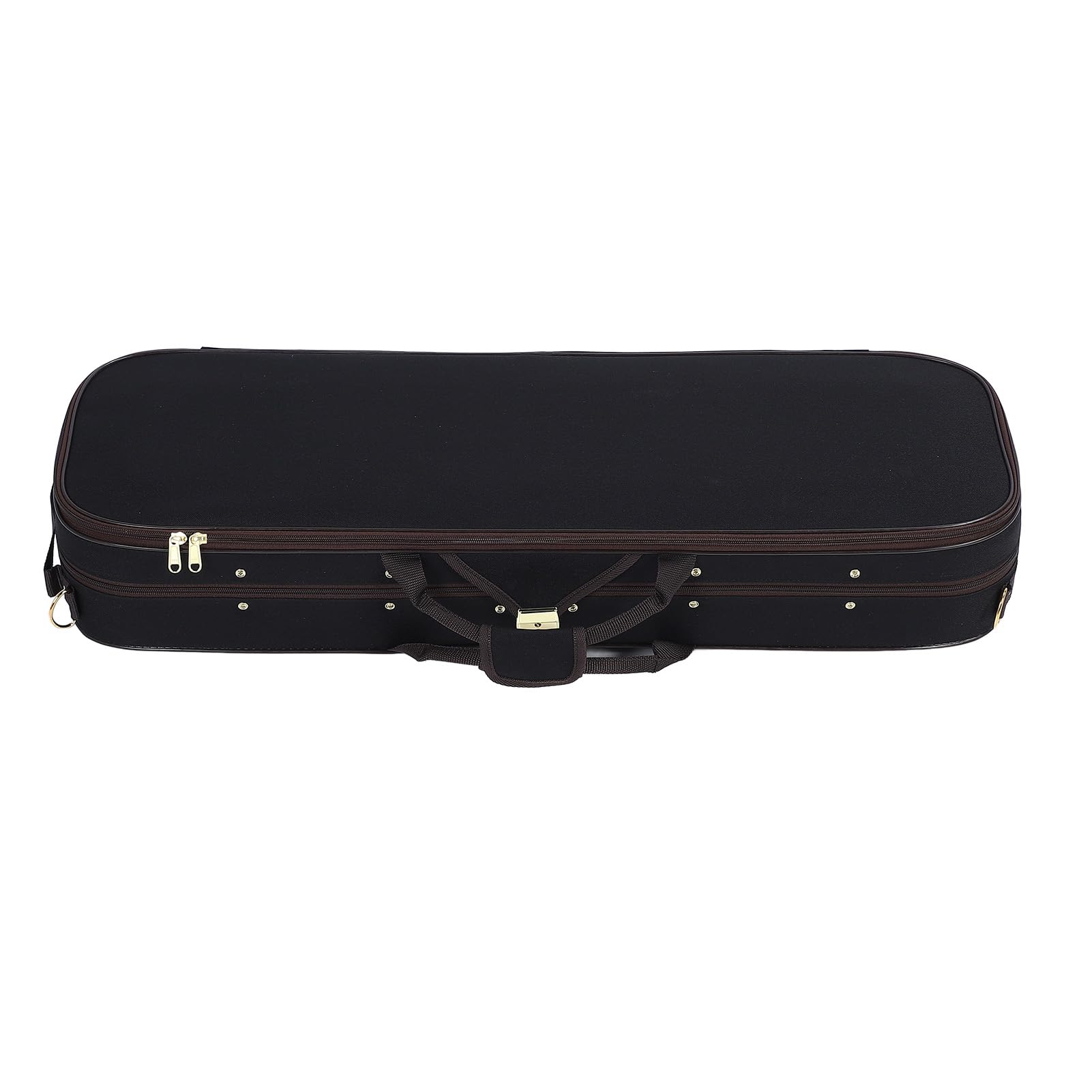 flexman Scatola per Violino 4/4, Custodia Rigida per Violino con Manico Portatile 2 Tracolle, Borsa da Viaggio per Violino, Custodia Protettiva per Strumento