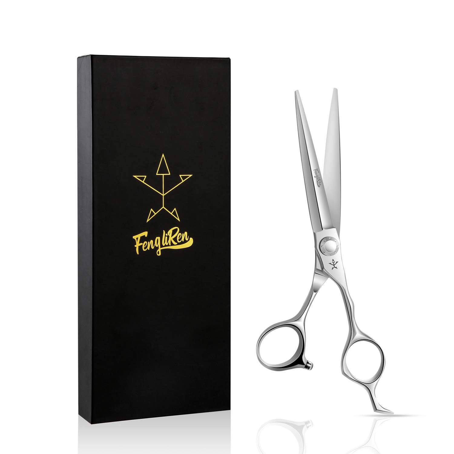high-end professional extremely very sharp barber hair cutting scissors hairdresser shears for hair 65 inch haircut scissor made of stainless steel alloy for hairdressing salon and home use
