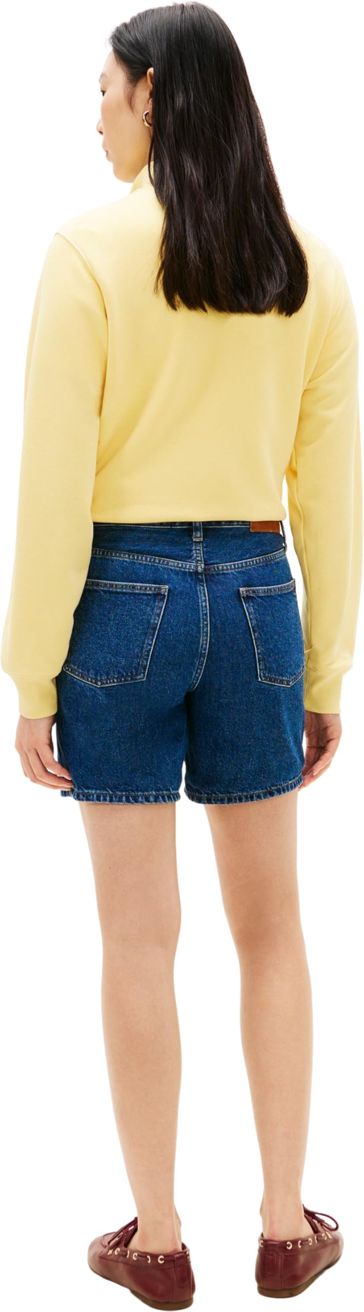 Tommy Hilfiger Dnm Emi Straight Short Rw Ww0ww48598 - Szorty z 5 kieszeniami Kobiety