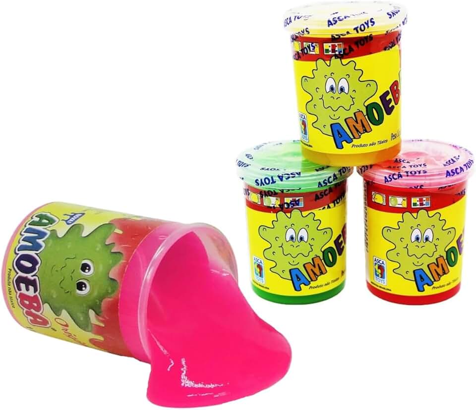Kit 2 Geleca de Slime Original Cor Diversas