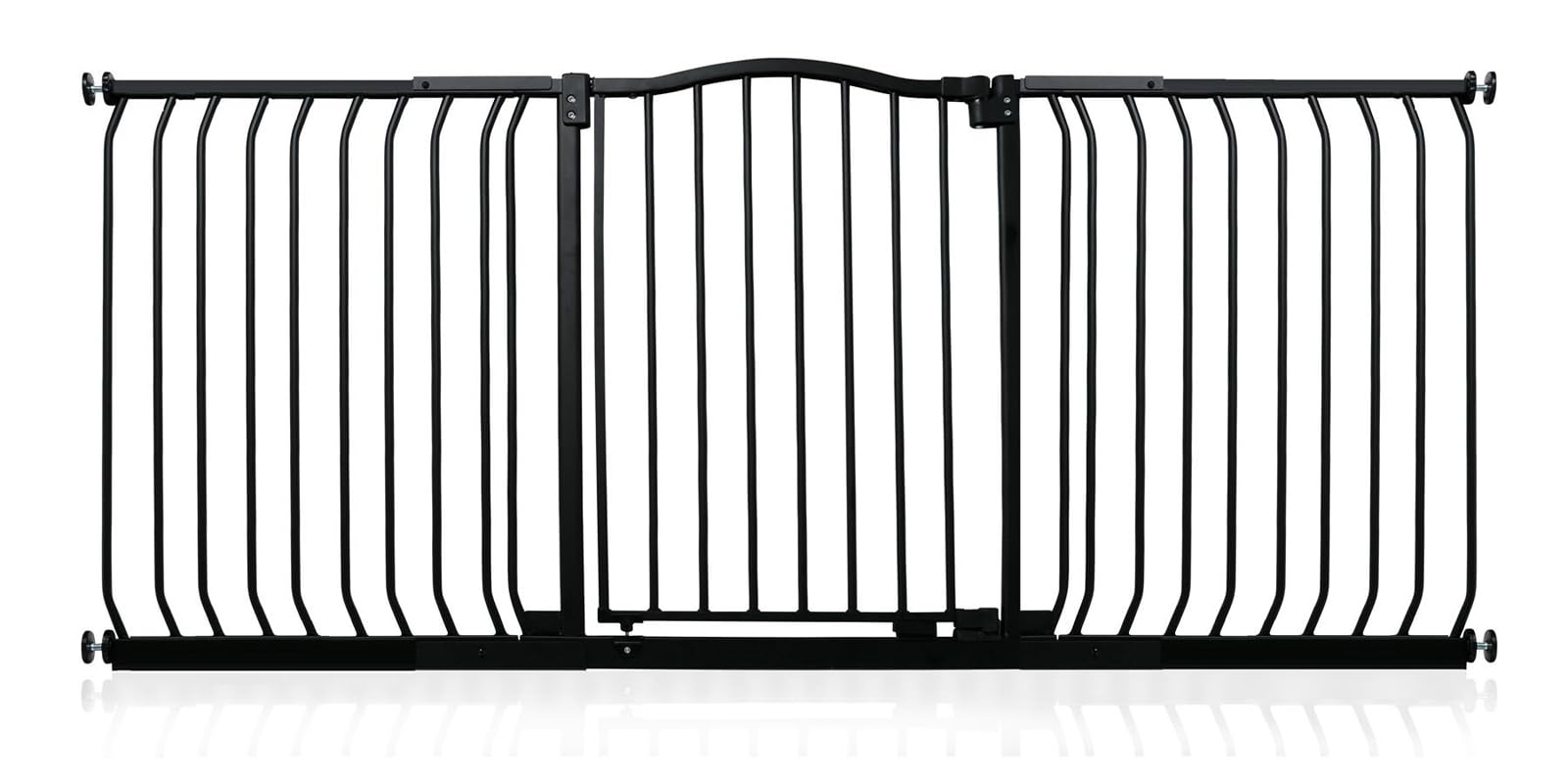 Safetots Curved Top Safety Gate, 71cm - 80cm, Matt White, Pressure Fit Stair Gate, Baby Gate for Doors Hallways and Spaces, Safety Barrier, Easy Installation — view 23