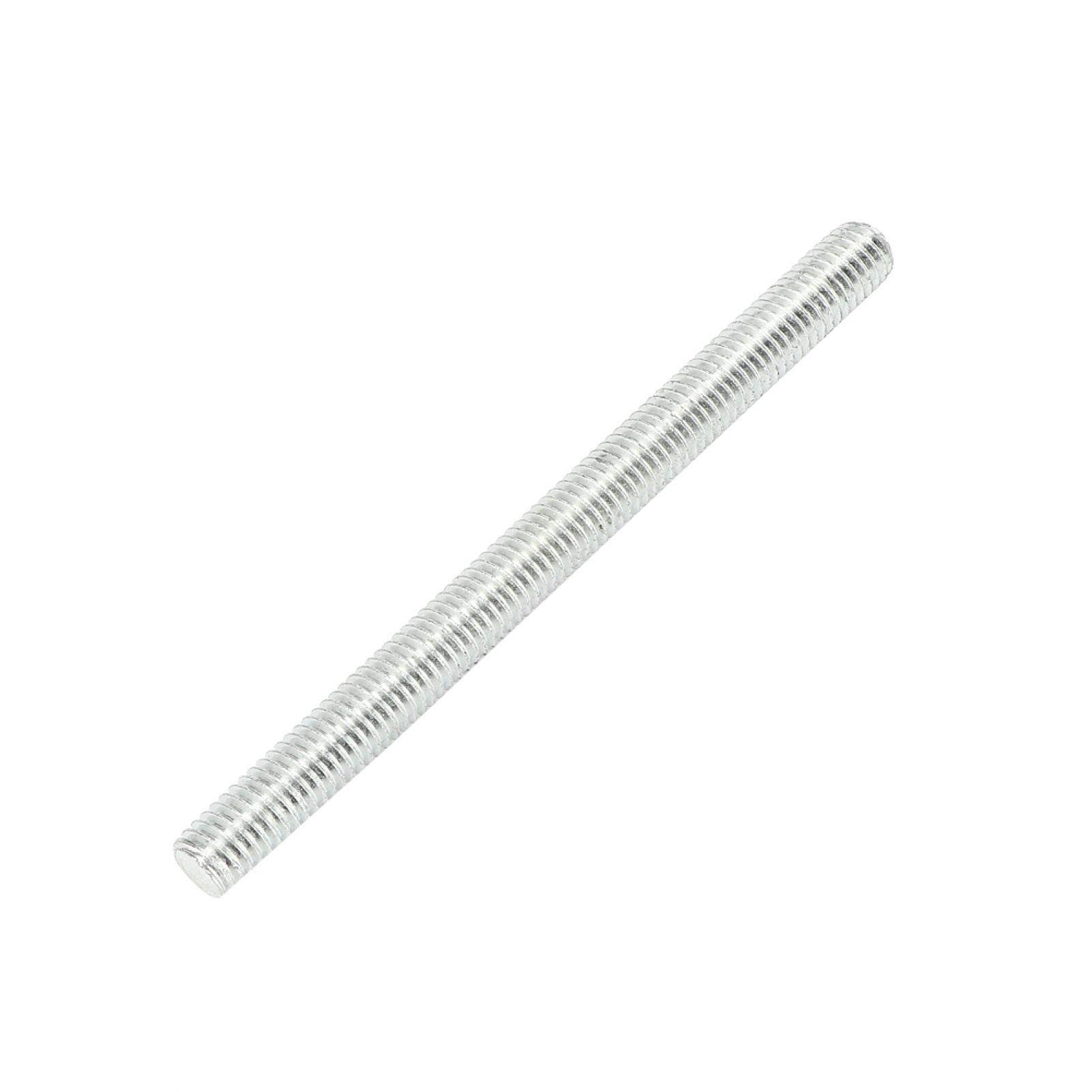 Jeanoko 10 pièces M8 barre filetée M8 * 100mm alliage d'aluminium tige filetée mâle pour le travail du bois 30/45 fente coulissante