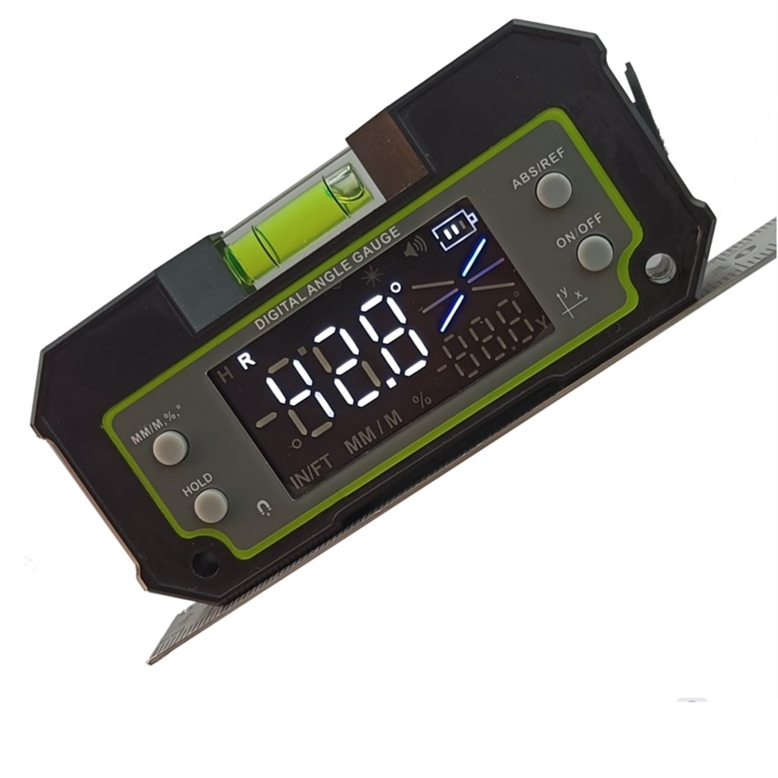 Cyfrowy inklinometr poziomu Bluetooth LCD dwuosiowy elektroniczny kątomierz linijka kątowa miernik pomiarowy Finder