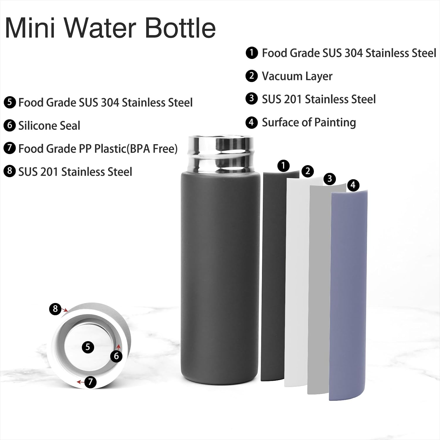 Mini Purse Water Bottles Cute Small