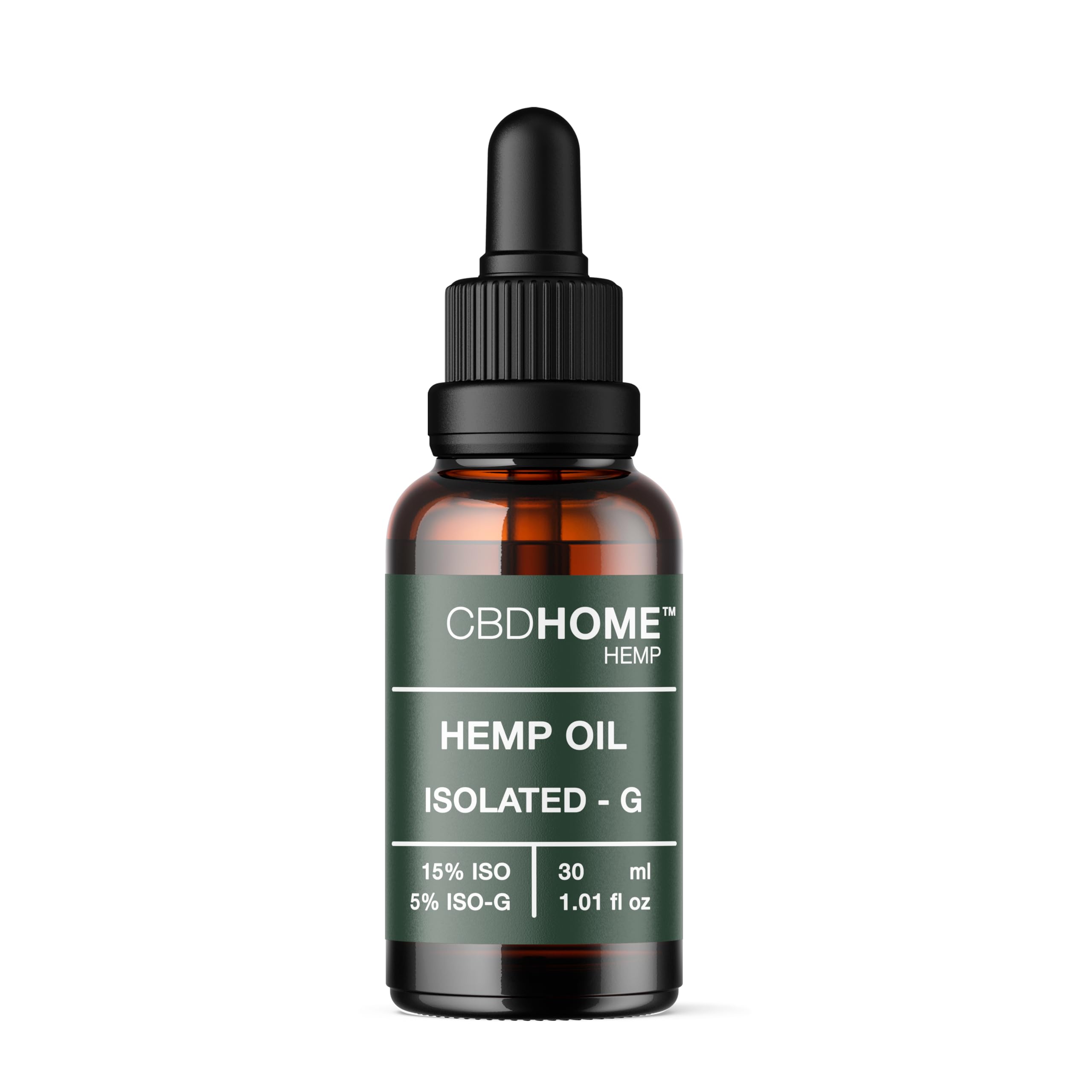 Aceite de Semilla de Cáñamo Isolated 15% + ISO-G 5% - 30 ml - Base de Coco y Semilla de Cáñamo Ecológico - Prensado en Frío - Sin Aditivos - 100% Vegetal - Certificado Ecológico UE