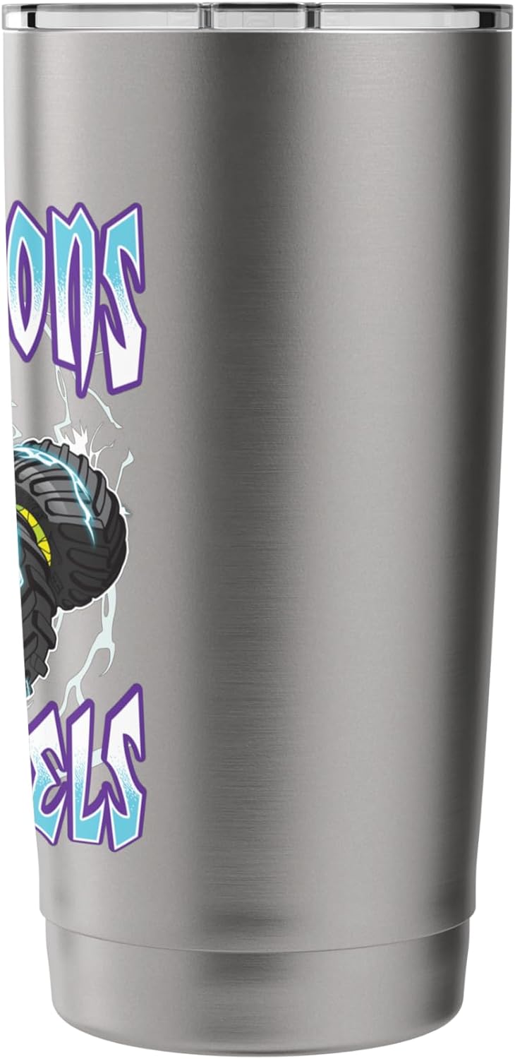 Hot Wheels Monster Trucks - Big Actions Lightning Bolts Stainless Steel Insulated Tumbler image 2