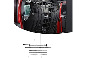 Durable Black Mesh Cargo Net for Jeep