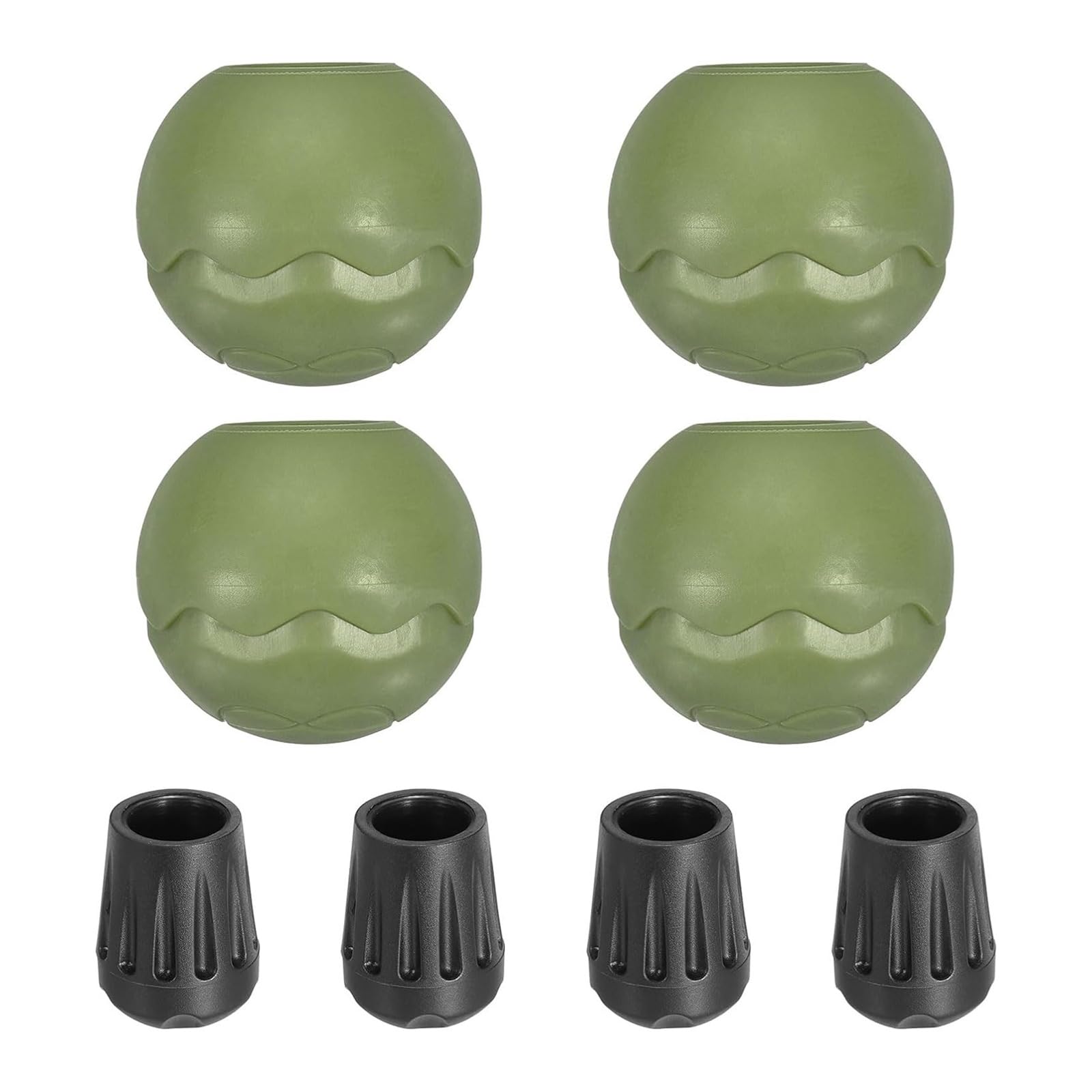 HDOYTXXM 4pack Chair Leg Protectors Waterproofed Folded Utility Stool Covers Outdoor Accessories Durability Camping Feet Cover
