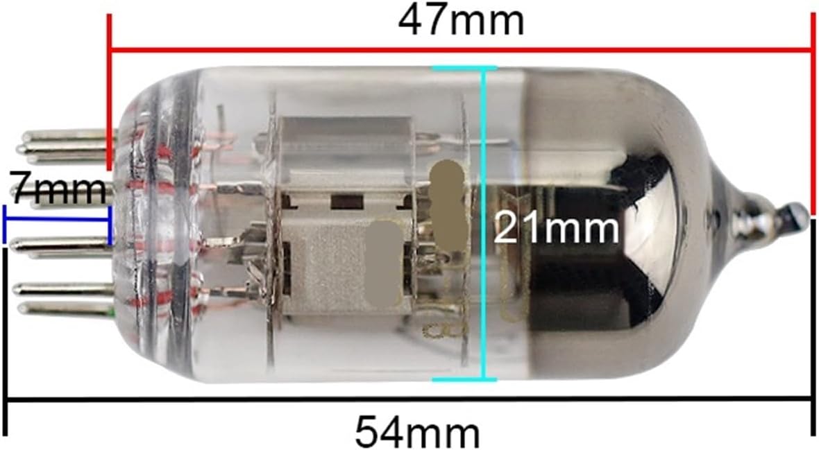 2pcs 6H2N-EB Vacuum Tube Amplifier Replacement 6N2 6H2N 6H2 for Audio Upgrade Sound Quality