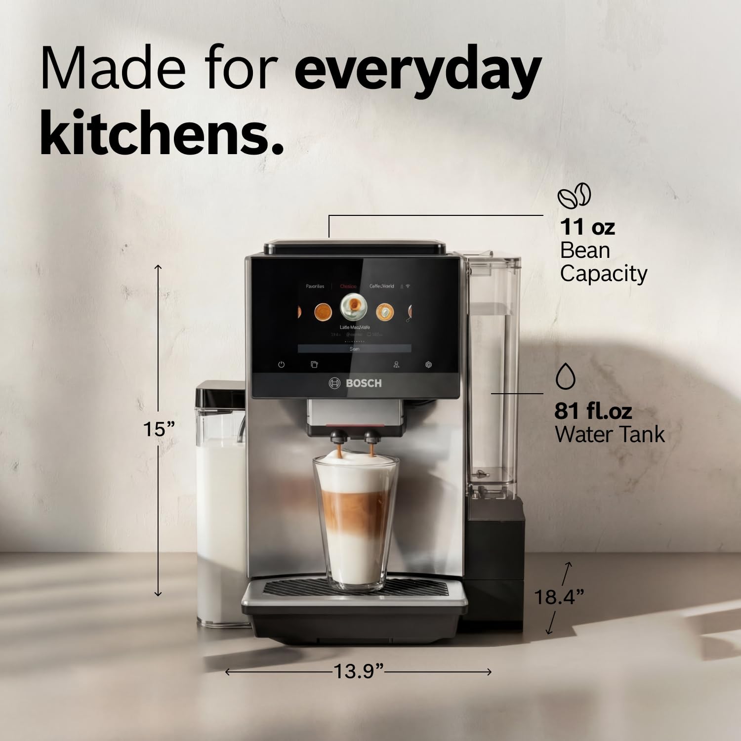 Bosch Espresso Machine - Fully Automated & Milk System -13