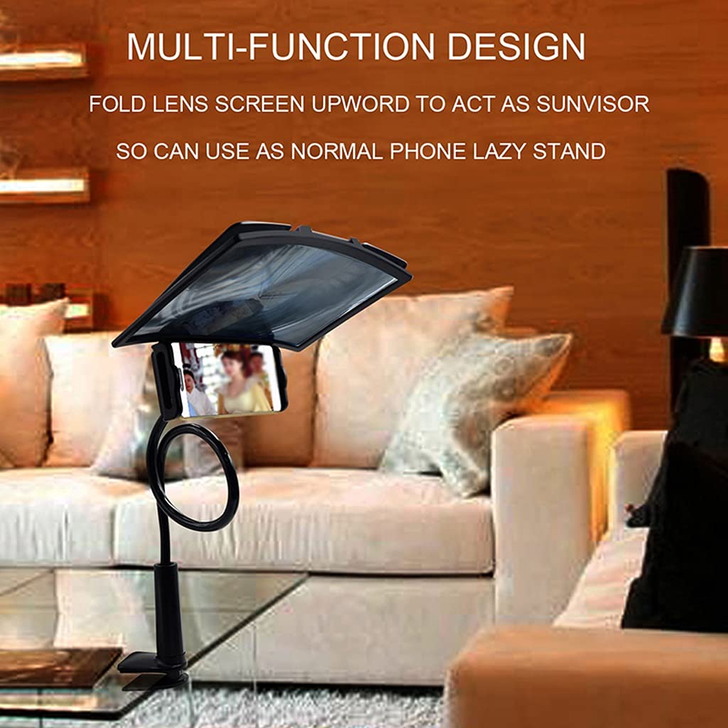 Loupe Vidéo Universelle 12 Pouces HD, Amplificateur D'écran De