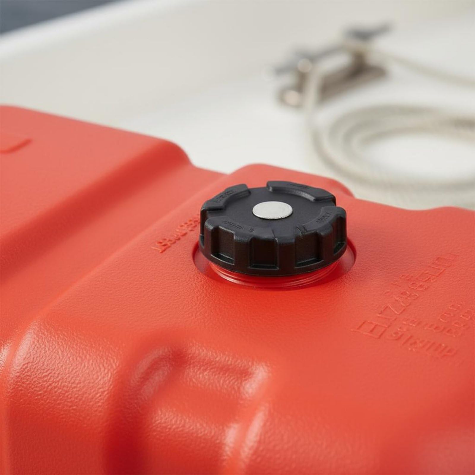 Qianly Serbatoio Carburante Esterno per Barca Anticorrosione Serbatoio Carburante Fuoribordo Con Sensore Elettronico , 90L , Con Sensore