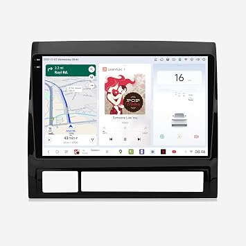 DUDUAUTO DUDU7 Advanced Car Radio Upgrade for Toyota Tacoma Hilux 2005-2013 w/Stereo Carplay Android Auto 9.5" 8-Core 8G RAM+128G ROM Head Unit for Navigation,Music,Radio
