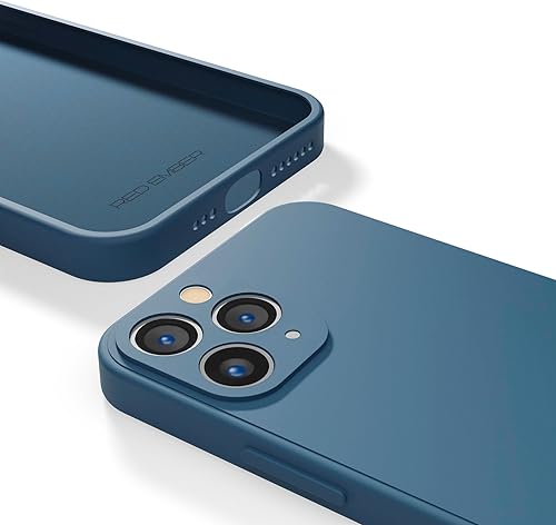 Miniatura 2 de Red Ember Funda a prueba de golpes para iPhone 11 Pro de 5.8 pulgadas, funda protectora ultradelgada de silicona líquida con acabado mate con forro