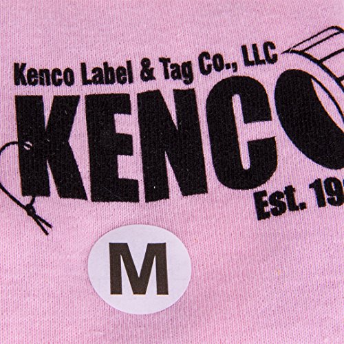 Clothing Size Stickers By Kenco - 0.875" Adhesive Apparel Circle Size Stickers - 2,500 Stickers Total (Medium) #TOP2