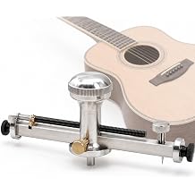 Manual Guitar Sound Hole Cutter, Guitar Sound Hole Cutter, Adjustable 46-240mm/1.81-9.45" Diameter Cutting Tool for Acoustic Folk Classical Guitar Workshop Crafting