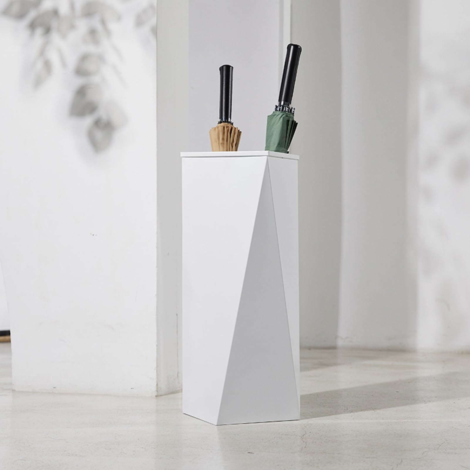 BHFPFZA Large Metal Umb Stand for Entryway Holds Up to 30 Umbs Stylish Commercial Design Modern White EntrywayPerfect for Home & Office Use