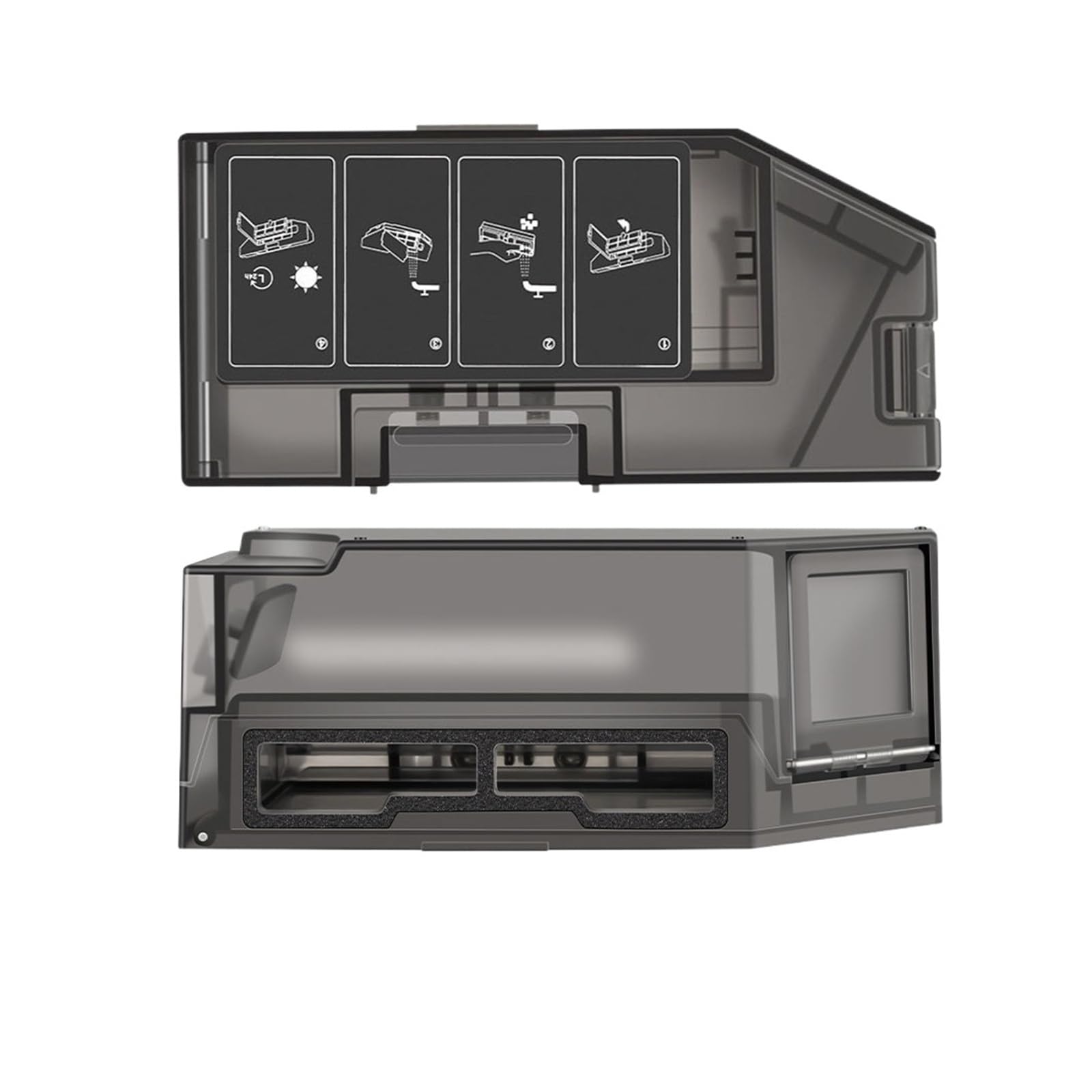 RYEAZIQI Dust Box Dust Collecting Box Bin Collector ?Compatible for Dreame ?X40 Pro Ultra Robot Vacuum Cleaner Accessories