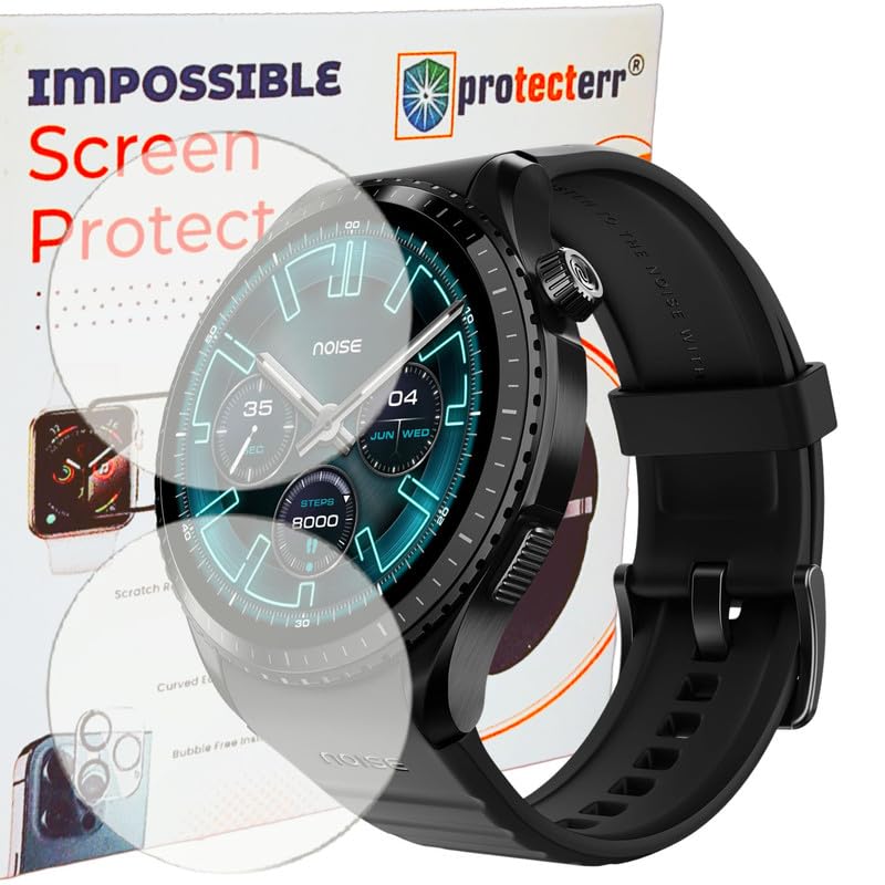 Image of 2 Pack | Screen Protector Guard for Noise Origin | 1.46 inch | Smartwatch - Flexible & Ultrathin TPU Film, 9H Scratch Resistant, Bubble Free - Not a Tempered Glass