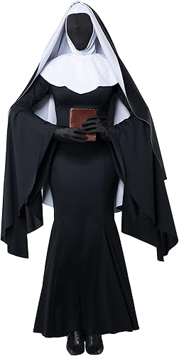 Miniatura 4 de Disfraz de monja gótica de Halloween para adultos de Bad Habit
