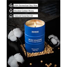 M&SENSE Tropical Fruit Soy Scented Candles Natural Non Toxic, Summer Candles 11.3oz 70 Hours Long Lasting Burning, Unique Candle Gifts Cozy Room Decor for Women Men