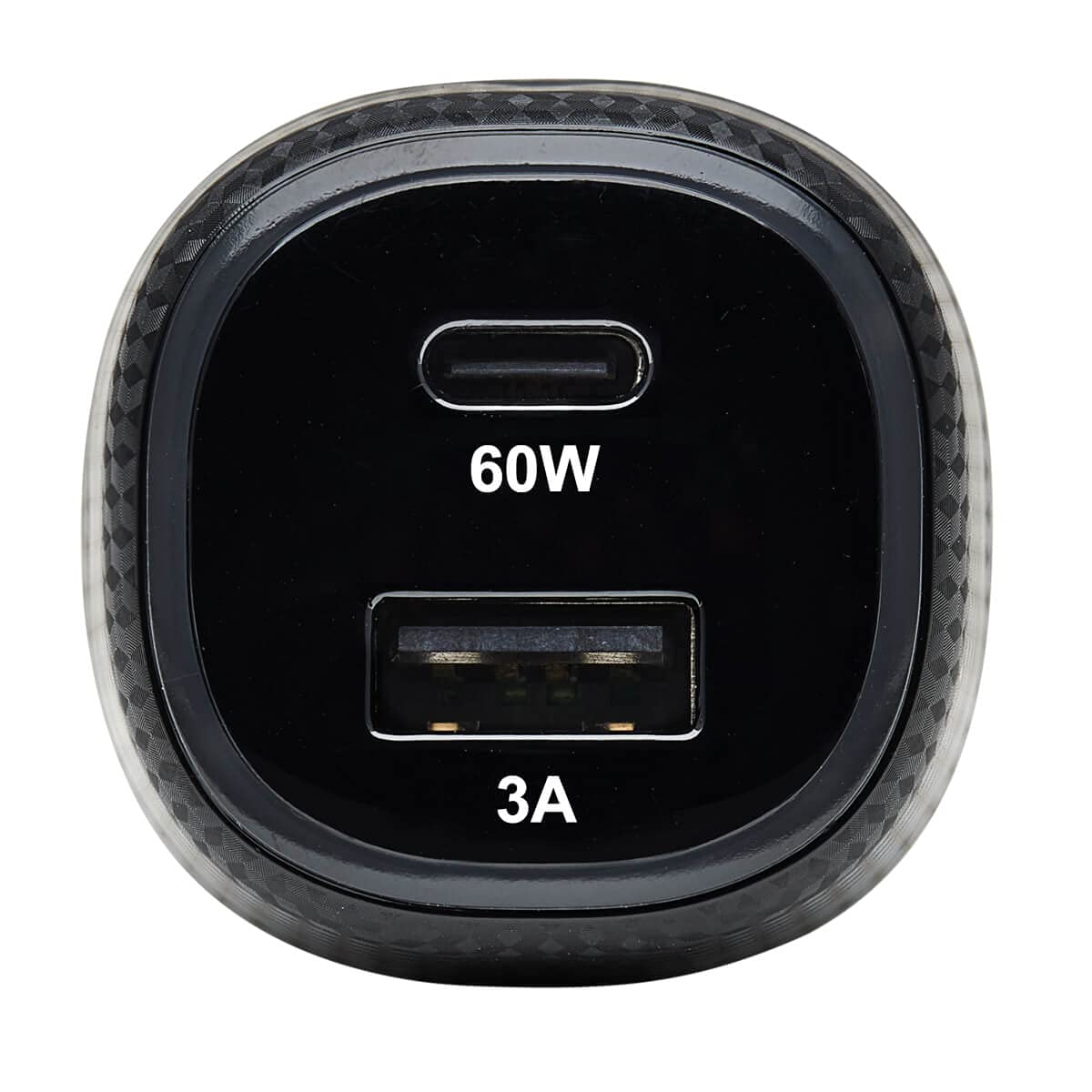 Tripp Lite Cargador de Coche USB, Cargador de Coche USB de Doble Puerto máximo de 63 W, USB-C PD 3.0 hasta 60 W, USB-A QC 3.0 hasta 18 W, Negro (U280-C02-63W-1B)