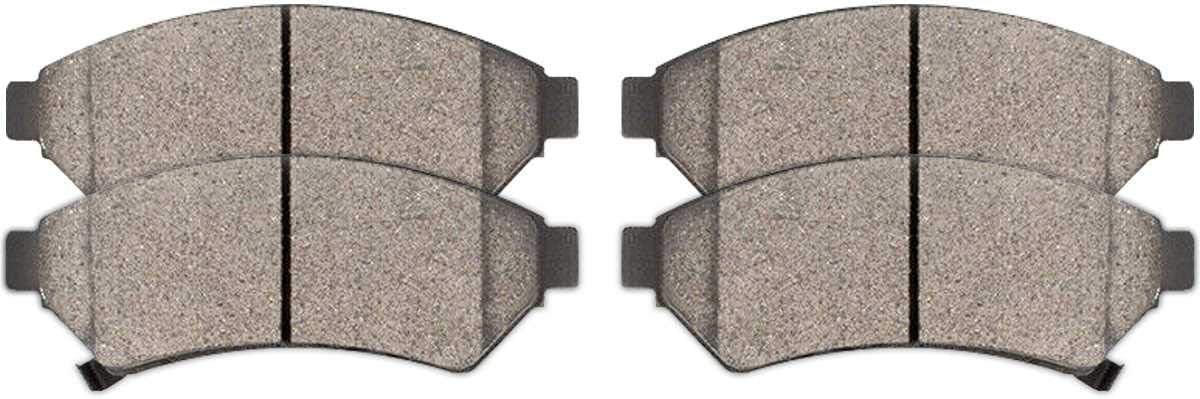 ACDelco Silver 14D1093CHF1 Juego De Pastillas De Freno De Disco Trasero De Cerámica Con Clips