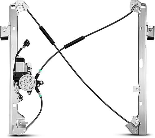 YHTAUTO Regulador de Ventana Eléctrico Delantero del Lado del Conductor con Conjunto de Motor de 2 Pines Compatible con Chevy Silverado 1500 2500