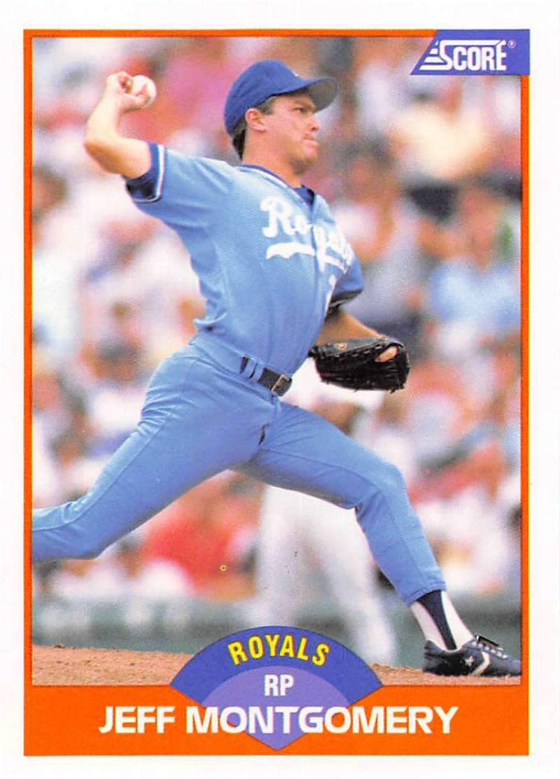 Amazon.com: 1989 Score Baseball #367 Jeff Montgomery Kansas City