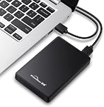 Ultra Disque dur externe portable Slim USB3.0 2.5" HDD Stockage compatible pour PC, Bureau, Ordinateur portable (500GB)