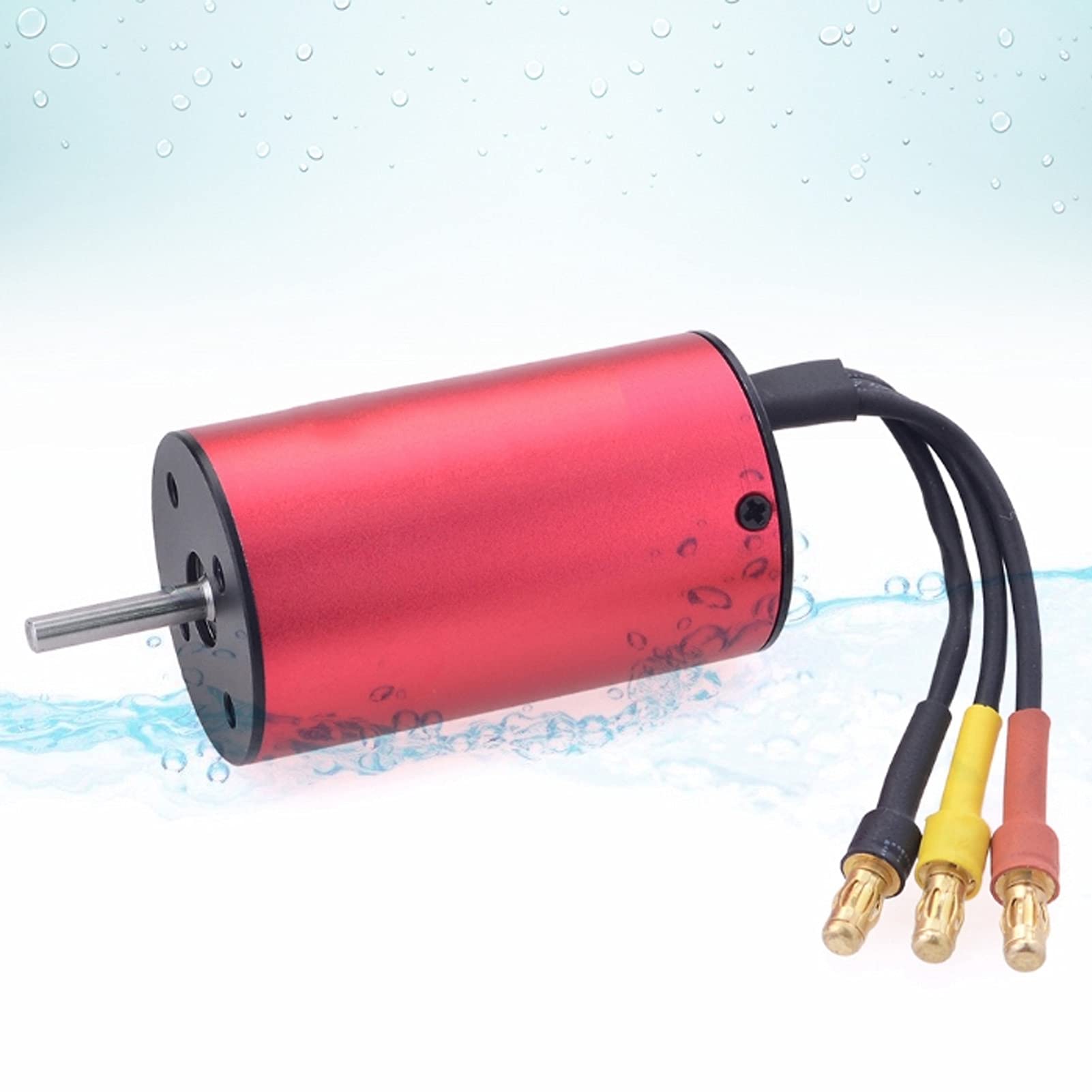 KingVal 2845 2800KV Brushless Motor - Waterproof, 3.175mm Shaft For 1/14 Scale RC Cars