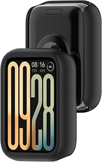 MOTONG Compatible with Xiaomi Smart Band 9 Pro Protective Case - PC Protective Watch Case Cover Shell Compatible with Xiaomi Smart Band 9 Pro(PC Black)