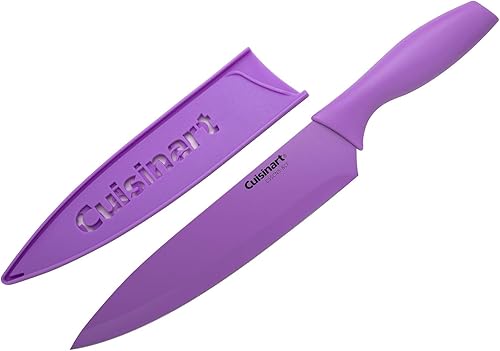 Miniatura 4 de Juego de 12 cuchillos, de la marca Cuisinart, cuchillo de chef 8", Púrpura