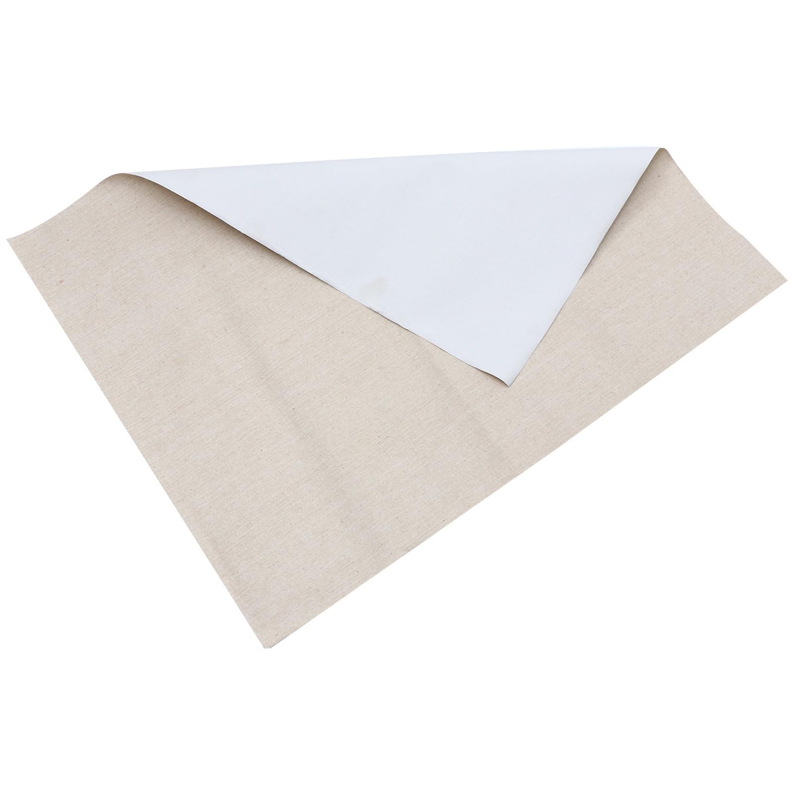 Toile à l'huile en coton et lin 10 feuilles de peinture imperméable beige