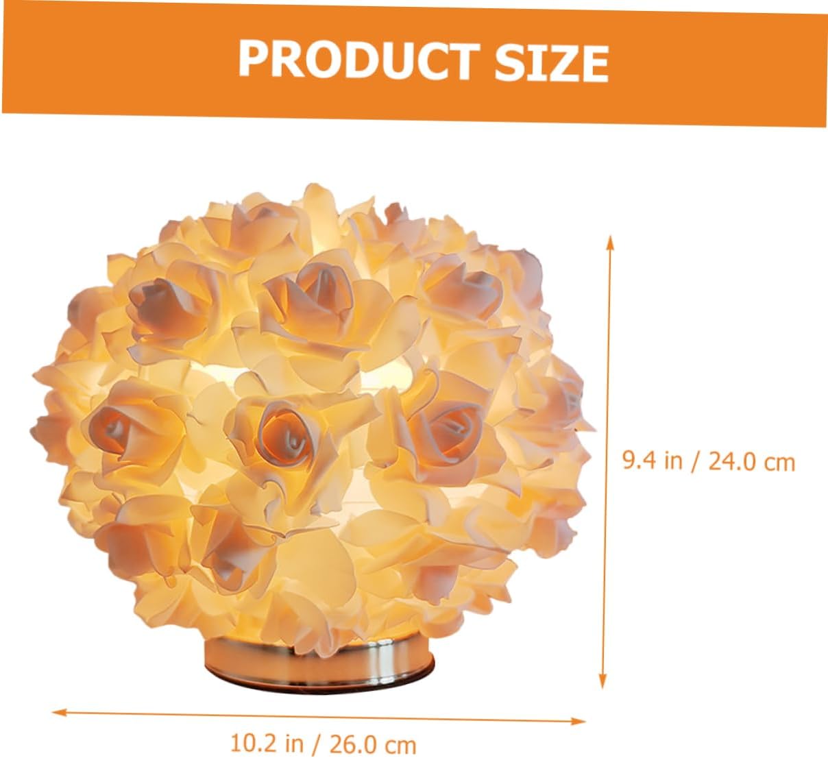 Romantic Bedroom Lamp Flower Desk Lamp Modern Light for Dormitory Home Decor for Women