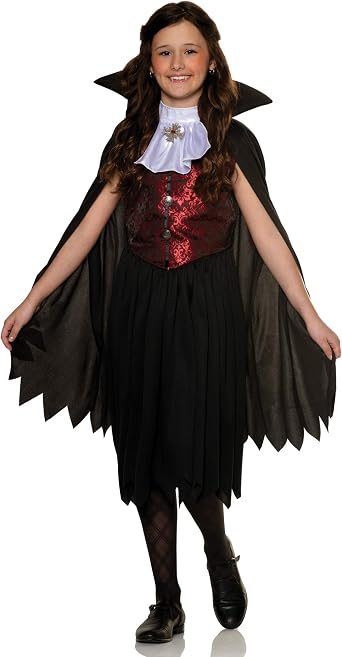 UNDERWRAPS Vampiress Jaccard Printed Vest with Attached Skirt