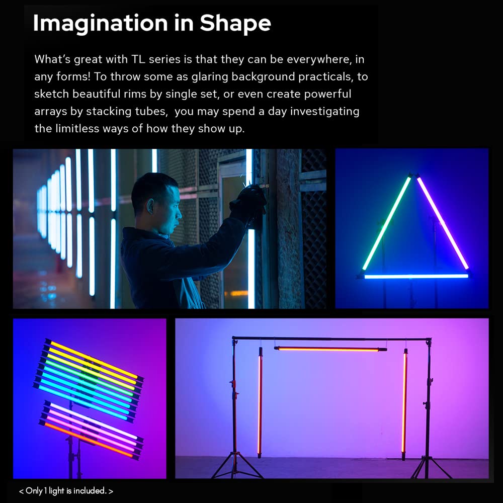 1x GODOX TL30 8w RGB WW Pavo Tube Lights Handheld Full-Color LED Video Light Wand Battery Magnet Neon Lighting Stick CRI TLCI96 FX Effect 2700-6500K