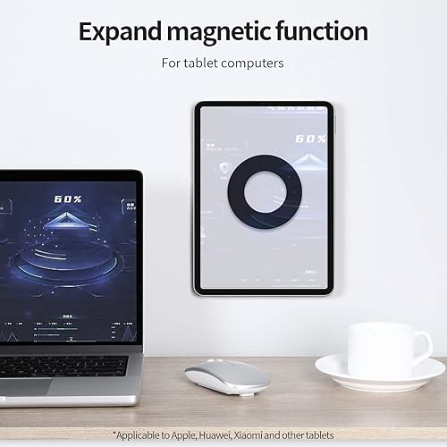 Miniatura 4 de Nillkin Soporte magnético de pared para tablet y soporte para dormitorio, asiento trasero de automóvil, reposacabezas para iPad para automóvil,