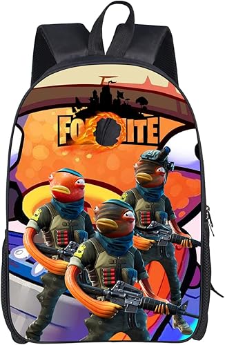 Szv Mochilas de juego unisex, mochila de anime, bolsa de viaje con impresión 3D, mochilas deportivas grandes y ligeras, E, Mochilas Daypack