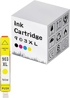 903XL Ink Remanufactured High Yield 903XL 903 Ink Cartridges Replacement for 903XL Ink Cartridges for HP OfficeJet 6950 6960 6961 6963 6964 6965 6966 6968 6970 Print Yellow