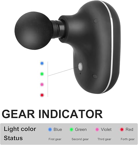 Miniatura 4 de Masaje de cuello, mini pistola de masaje, masajeador deportivo compacto, masajeador muscular de percusión de tejidos profundos, masajeador portátil