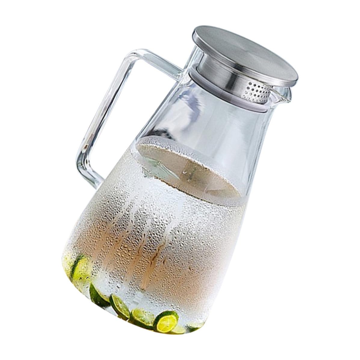 Tetera de vidrio para el hogar: jarra de 1,5 litros para servir té caliente o café frío